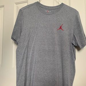 Men’s Gray Jordan T Shirt Size Large